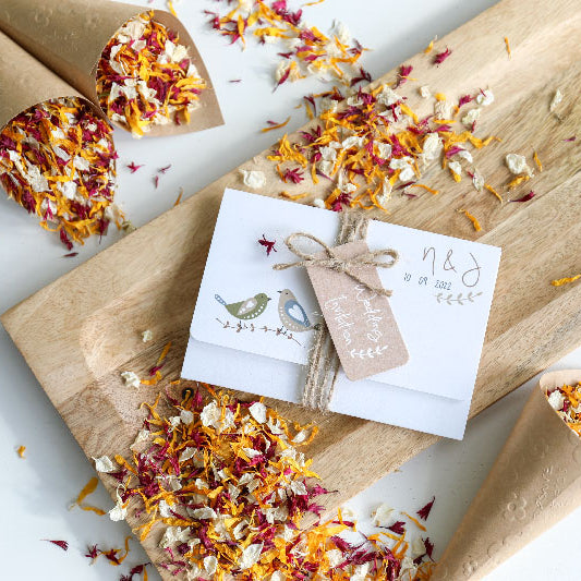Petal Confetti Wedding Invites