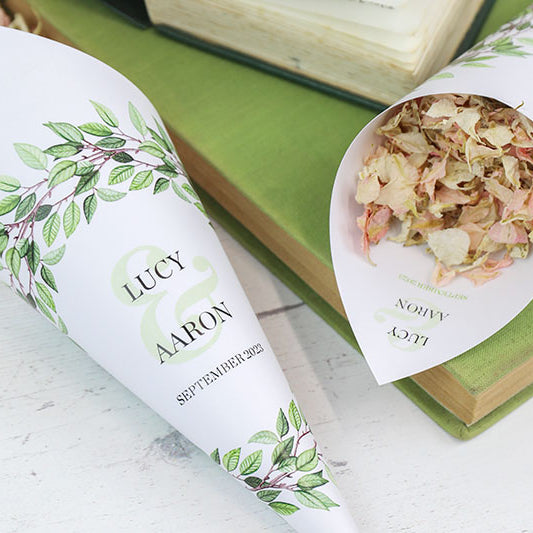 Personalised Confetti Cones