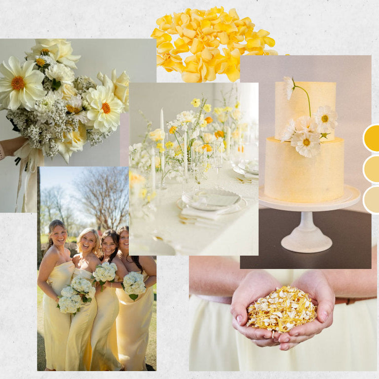 Pairing Our Petal Confetti with 2025’s Top Wedding Colour Palettes