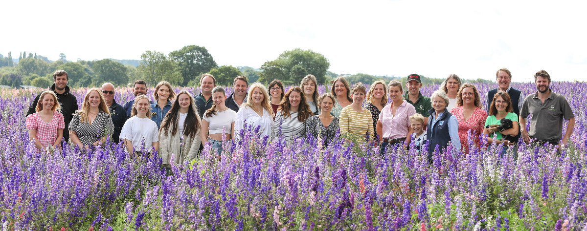 Shropshire Petals Team in the Flower Field