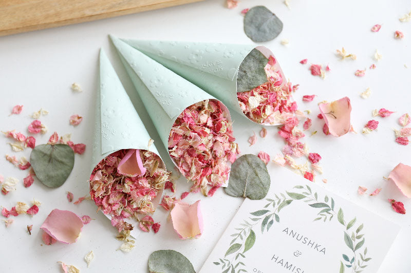 Pink and Sage Green Confetti Mix for August 2022