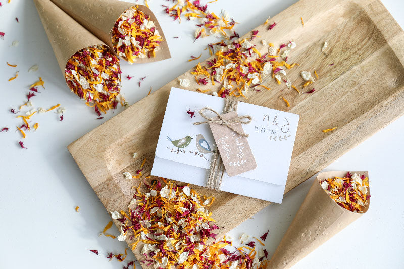 Petal Confetti Wedding Invites