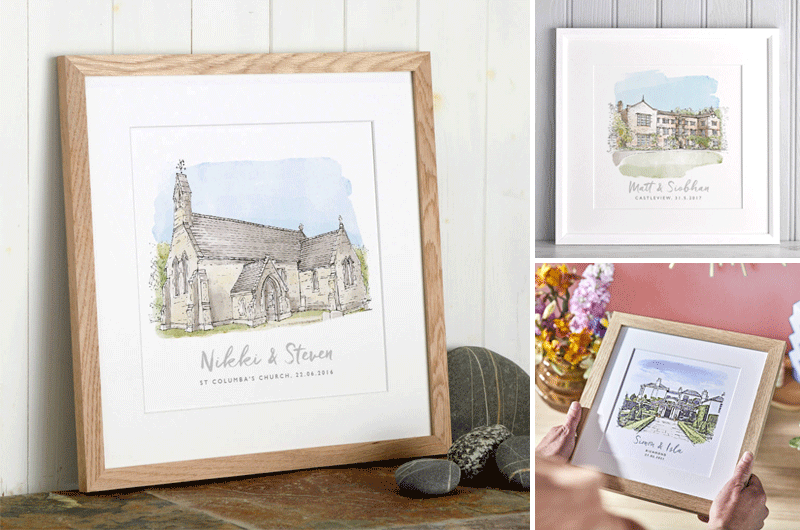 Win a Watercolour Wedding Sketch