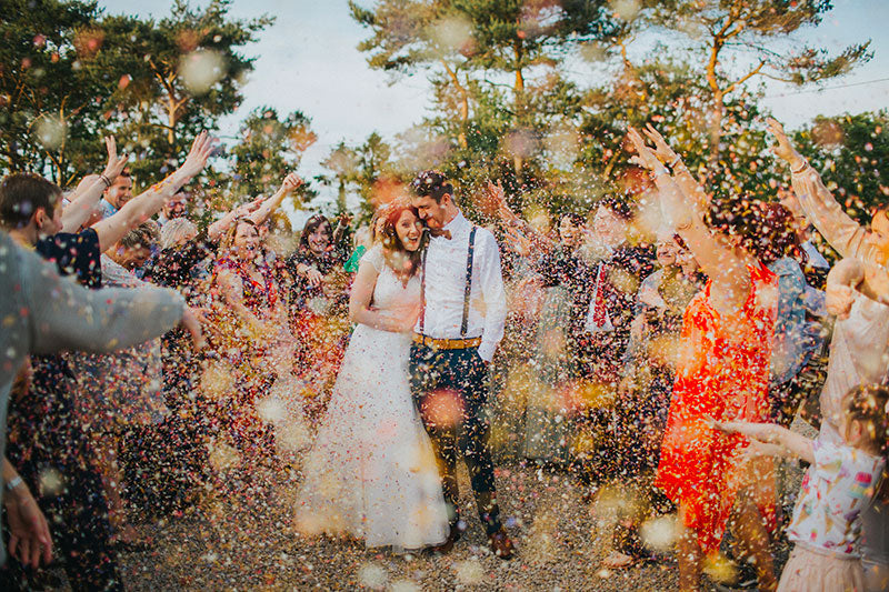 6 top tips on getting the perfect confetti shot