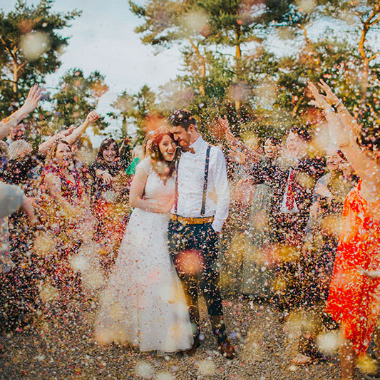 6 top tips on getting the perfect confetti shot