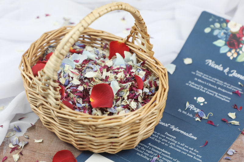 Winter Wedding Inspiration: Cosy Rich Reds and Frosty Icy Blues