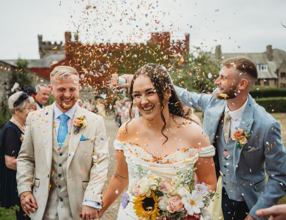 Kia & Josh’s Colourful Wedding at Sneaton Castle