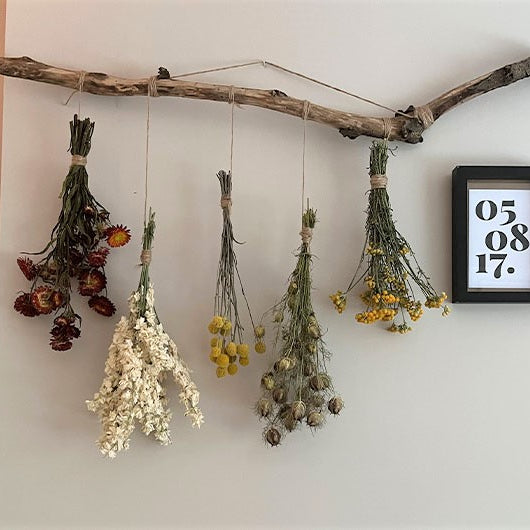 Easy DIY Dried Flower Wall Hanger