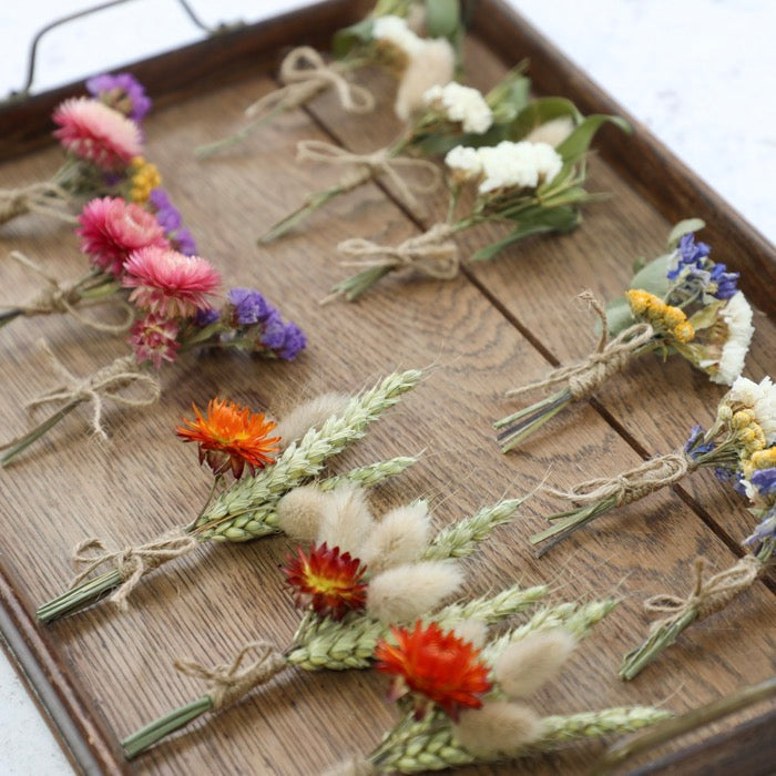 Dried Flower Buttonholes