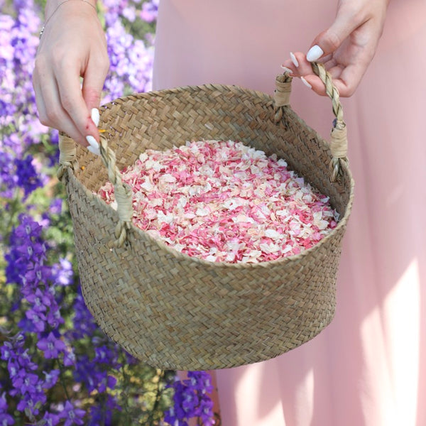 Seagrass Confetti Basket (50-60 handfuls) | DW